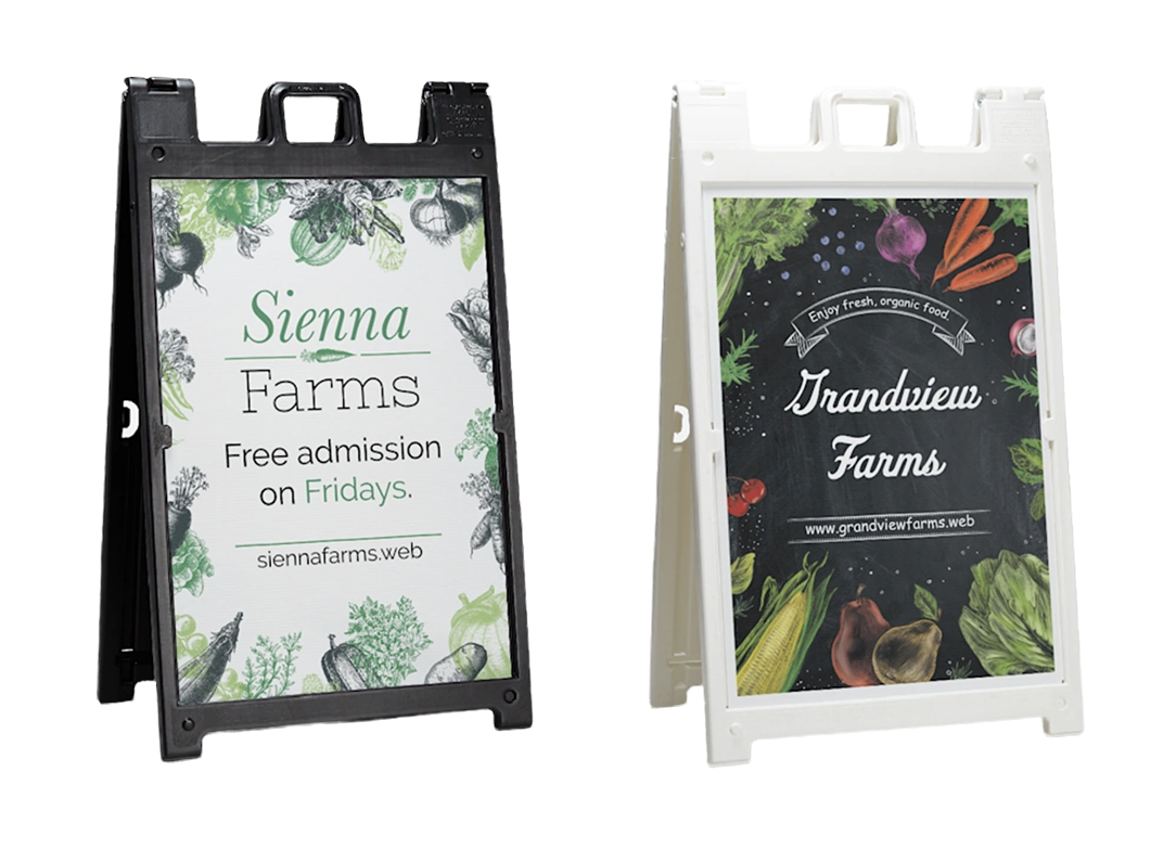 AFrame Sidewalk Signage