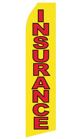 Yellow Insurance Econo Stock Flag | www.regalprint.com